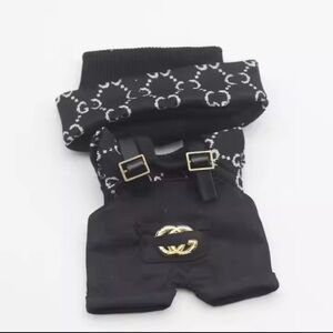 Labubu Overall Outfit Set Black